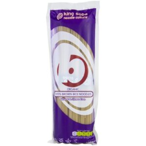 100% brown rice noodles King soba