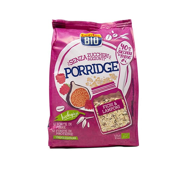 porridge fichi lamponi