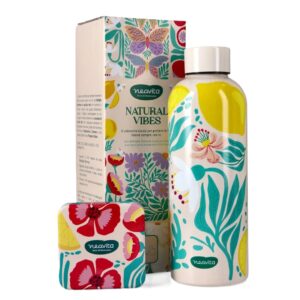 Bottiglia Thermos Natural Vibes + Cofanetto 4 filtri - 500 ml | Neavita