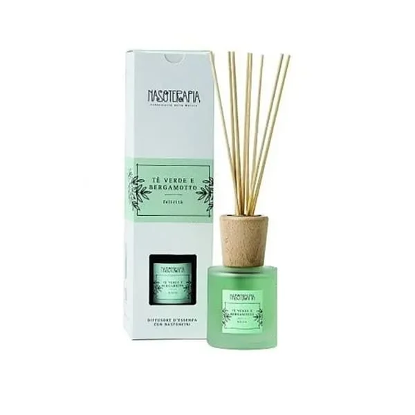 diffusore bastoncini tè verde bergamotto
