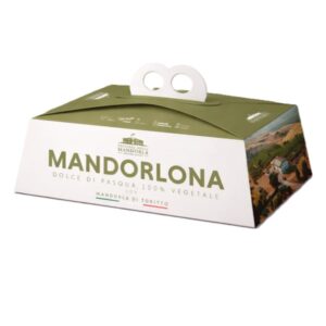 Mandorlona Fondente e Mandorle + Vasetto di Crema - 800 g | Fattoria della Mandorla