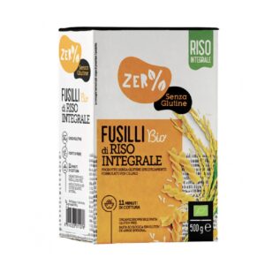 Pasta Senza Glutine - Fusilli di Riso Integrale - 500 g | Fior Di Loto